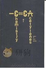 CHEMISTRY OF ACETYLENES PDF电子版封面