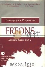 Thermophysical Properties of Freons 9 PDF电子版封面