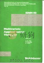 Multivariate Apporximation Theory Ⅳ PDF电子版封面