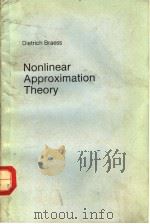 Nonlinear Approximation Theory PDF电子版封面