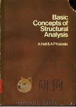 Basic Concepts of Structural Analysis PDF电子版封面