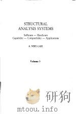 STRUCTURAL ANALYSIS SYSTEMS Volume 3 PDF电子版封面