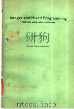 Integer and Mixed Progranmming（ PDF版）