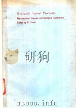 Stochastic Spatial Processes PDF电子版封面