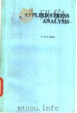 APPLIED STRESS ANALYSIS PDF电子版封面 4990107257