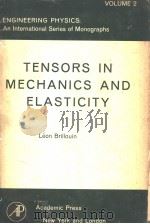 TENSORS IN MECHANICS AND ELASTICITY PDF电子版封面