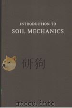 INTRODUCTION TO SOIL MECHANICS PDF电子版封面