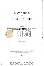 DYNAMICS OF RIGID BODIES PDF电子版封面