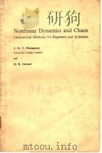 Nonlinear Dynamics and Chaos PDF电子版封面
