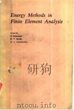 Energy Methods in Finite Element Analysis PDF电子版封面