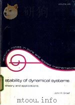 Stability of Dynamical systems     PDF电子版封面     