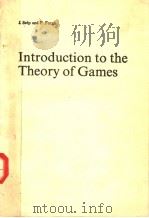 Introduction to the Theory of Games PDF电子版封面