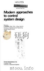Modern Approaches to control system design PDF电子版封面