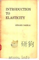 INTRODUCTION TO ELASTICITY PDF电子版封面