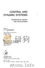 CONTROL AND DYNAMIC SYSTEMS PDF电子版封面 0120127199