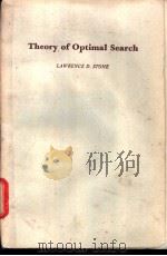 Theory of Optimal Search PDF电子版封面