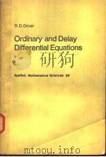 Ordinary and Delay Differential Equations PDF电子版封面