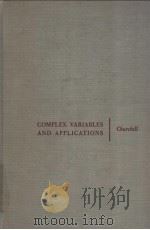COMPLEX VARIABLES AND APPLICATIONS PDF电子版封面