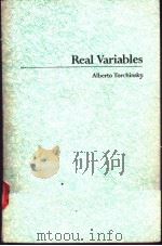 Real Variables PDF电子版封面