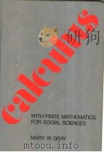 CALCULUS WITH FINITE MATHEMATICS FOR SOCIAL SCIENCES PDF电子版封面
