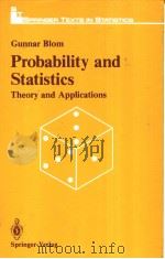 Probability and Statistics PDF电子版封面 0387968520
