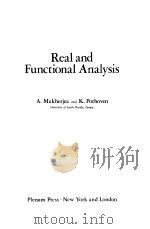 Real and Functional Analysis PDF电子版封面