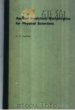 Applied Analytical Mathematics for Physical Scienttists PDF电子版封面
