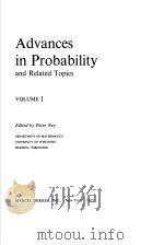 Advances in Probability PDF电子版封面