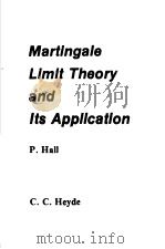 Martingale Limit Theory and Its Application PDF电子版封面