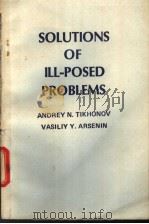 SOLUTIONS OF ILL-POSED PROBLEMS PDF电子版封面