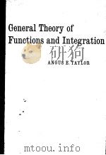 General Theory of Functions and Integration PDF电子版封面