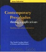 Contemporary Precalculus through applications PDF电子版封面 0939765543