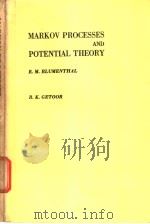 MARKOV PROCESSES AND POTENTIAL THEORY PDF电子版封面