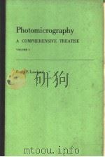Photomicrograhy Volume Ⅰ PDF电子版封面