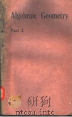 Algebraic Geometry part 2     PDF电子版封面     