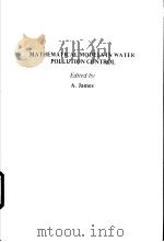 MATHEMATICAL MODELS IN WATER POLLUTION CONTROL PDF电子版封面