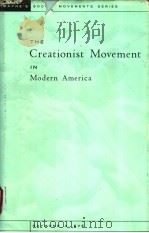 The Creationist Movement in Modern American PDF电子版封面