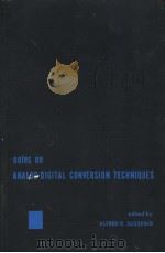 notes on analog-digital conversion techniques PDF电子版封面