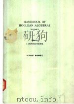HANDBOOK OF BOOLEAN ALGEBRAS VOLUME 2     PDF电子版封面     