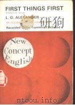 NEW CONCEPT ENGLISH FIRST THINGS FIRST Students'Book An Integrated Course for Beginners（ PDF版）