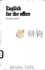 English for the office Brendan Moore（ PDF版）