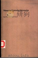 Managing Marketing Information（ PDF版）