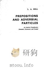 PREPOSITIONS AND ADVERBIAL PARTICLES（ PDF版）