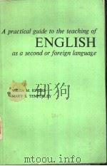 A practical guide to the teaching of ENGLISH as a second or foreign language（ PDF版）