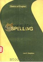 Basics of English:SPELLING（ PDF版）