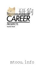 CAREER PROSPECTS TEACHER‘S BOOK（ PDF版）