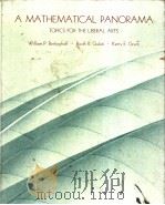 A MATHEMATICAL PANORAMA PDF电子版封面
