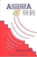 ANTENNA ANALYSIS PDF电子版封面 0890062862