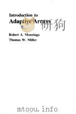 Introduction to Adaptive Arrays PDF电子版封面