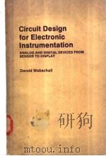 Circuit Design for Electronic Instrumentation PDF电子版封面